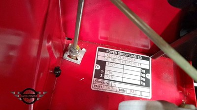 Lot 9 - 2000 MG MGF 1.8I VVC