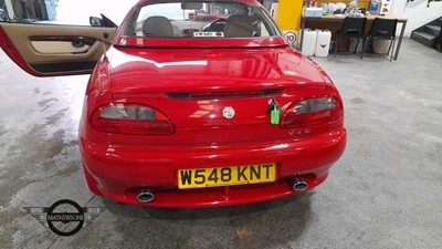 Lot 9 - 2000 MG MGF 1.8I VVC