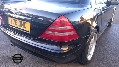 Lot 479 - 2001 MERCEDES SLK 230 KOMPRESSOR AUTO