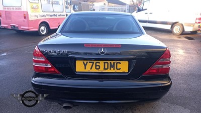 Lot 479 - 2001 MERCEDES SLK 230 KOMPRESSOR AUTO