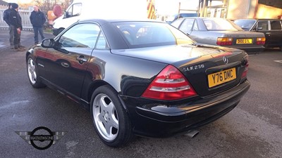 Lot 479 - 2001 MERCEDES SLK 230 KOMPRESSOR AUTO