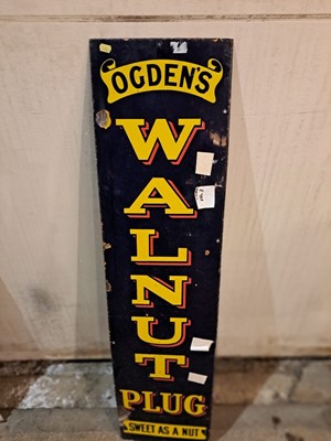 Lot 61 - OGDENS SWEET AS A NUT ENAMEL SIGN 48" X 12"