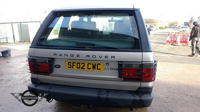 Lot 31 - 2002 LAND ROVER RANGE ROVER DHSE AUTO