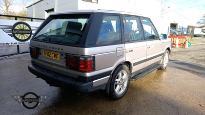 Lot 31 - 2002 LAND ROVER RANGE ROVER DHSE AUTO