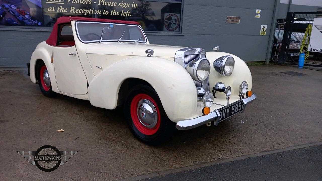 Lot 24 - 1948 TRIUMPH 2000 ROADSTER