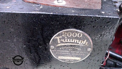 Lot 24 - 1948 TRIUMPH 2000 ROADSTER