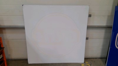 Lot 137 - PLASTIC GULF SERVICE STATION SIGN 60" X 59"