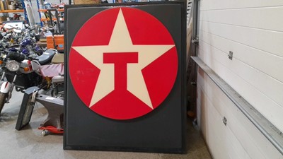 Lot 18 - TEXACO PLASTIC SERVICE STATION SIGN 60" X 72"