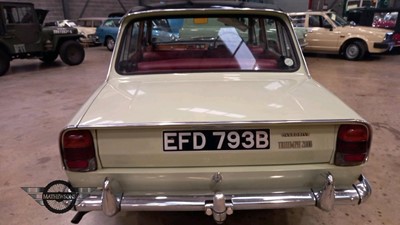 Lot 179 - 1964 TRIUMPH 2000