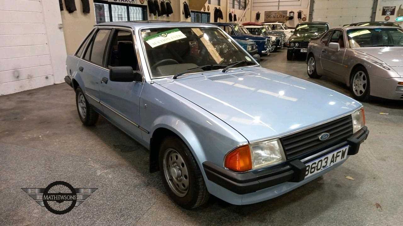 Lot 313 - 1984 FORD ESCORT GHIA