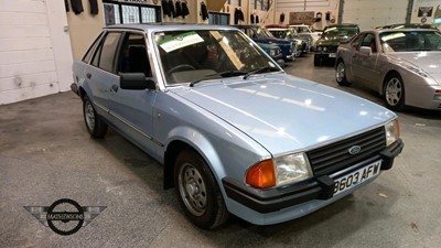 Lot 313 - 1984 FORD ESCORT GHIA