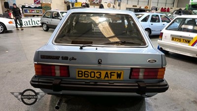 Lot 313 - 1984 FORD ESCORT GHIA