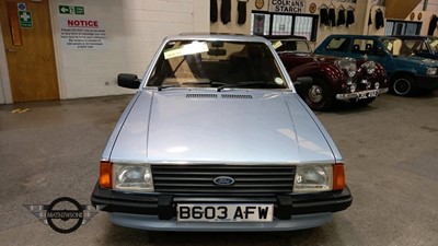 Lot 313 - 1984 FORD ESCORT GHIA