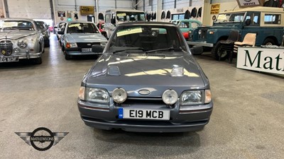 Lot 69 - 1988 FORD ESCORT XR3I