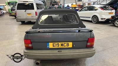 Lot 69 - 1988 FORD ESCORT XR3I