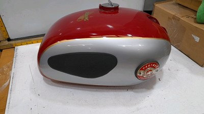 Lot 41 - HONDA REDWING 120 RED/SILVER PETROL TANK ( PANTHER ENGLAND )