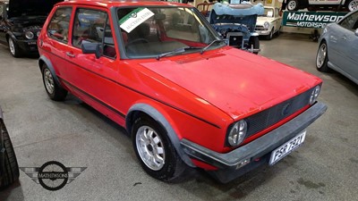 Lot 183 - 1983 VOLKSWAGEN GOLF GTI