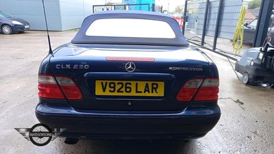 Lot 171 - 1999 MERCEDES CLK 230 ELEGANCE KOMP AUT