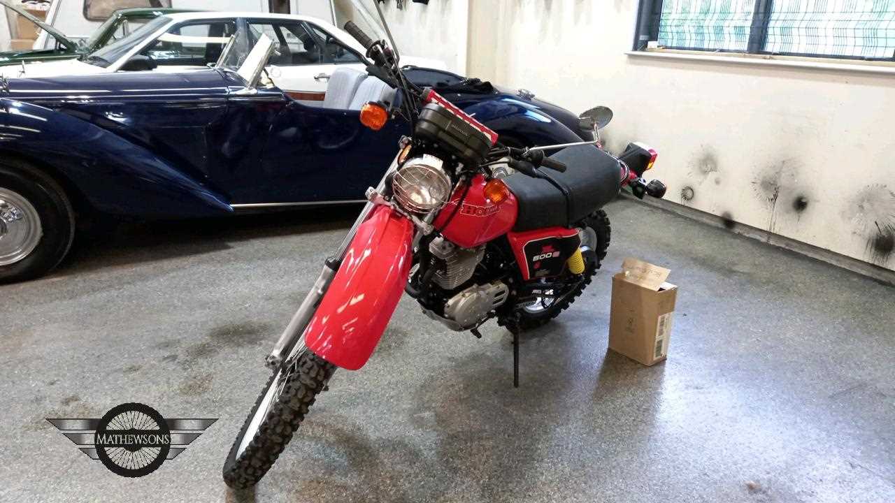 Lot 6 - 1979 HONDA XL500S