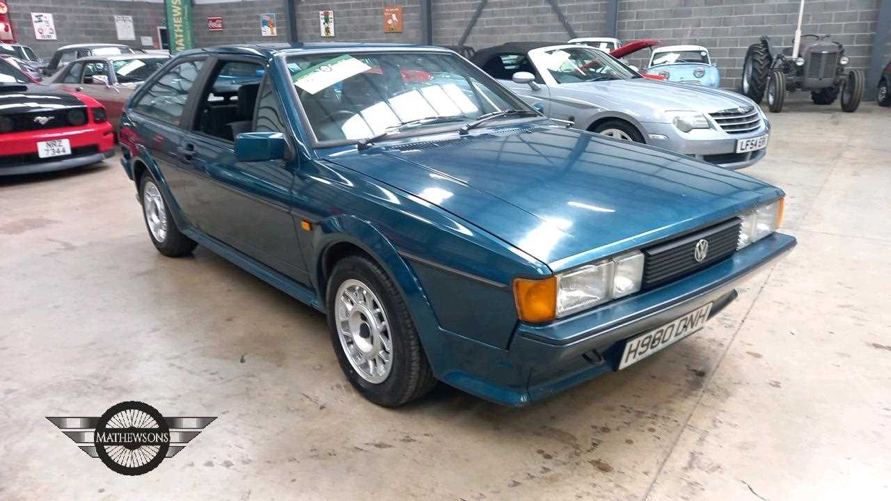 Lot 21 - 1991 VOLKSWAGEN SCIROCCO SCALA