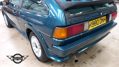 Lot 21 - 1991 VOLKSWAGEN SCIROCCO SCALA