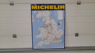 Lot 185 - MICHELIN SIGN OF ENGLAND & WALES 968 1972 EDITION