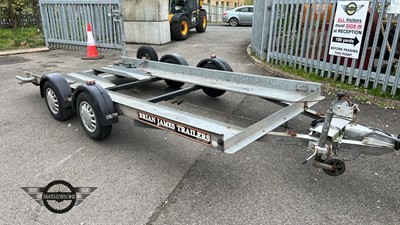 Lot 674 - BRIAN JAMES 14FT 4 WHEEL CAR TRAILER