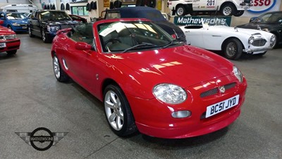 Lot 211 - 2001 MG F