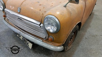 Lot 672 - 1972 MORRIS MINI
