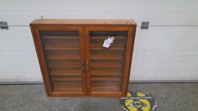 Lot 184 - WOODEN SHELVING UNIT