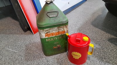 Lot 193 - 1X SHELL & 1X AGRICASTROL CANS