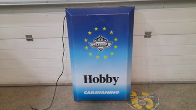 Lot 17 - HOBBY LIGHT UP SIGN