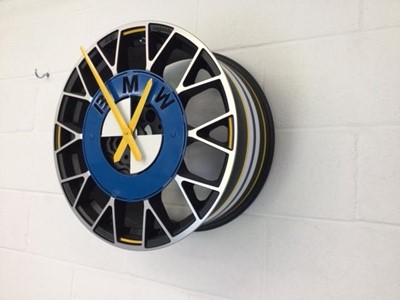 Lot 161 - BMW ALLOY WHEEL CLOCK