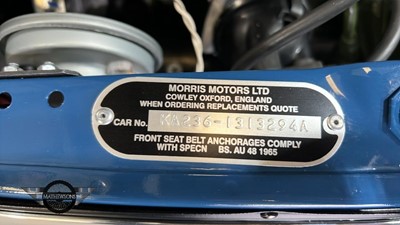 Lot 468 - 1969 MORRIS MINI COOPER