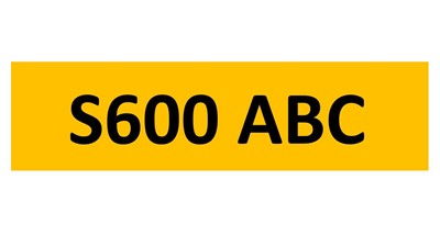 Lot 115-14 - REGISTRATION ON RETENTION - S600 ABC