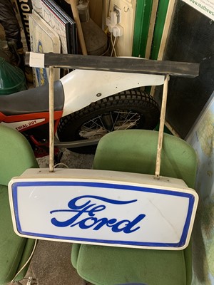 Lot 246 - FORD ILLUMINATED HANGING SIGN