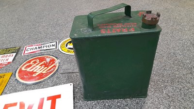 Lot 240 - SELECTION OF SIGNS & PRATTS PETROL CAN