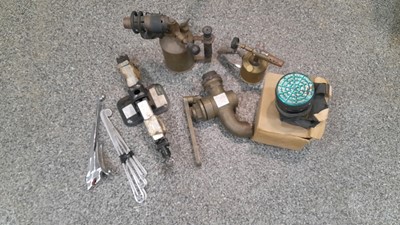 Lot 477 - BLOW LAMPS & CIRCA 1938 GAS MASK