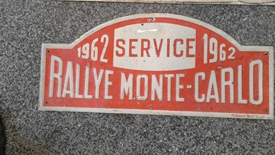 Lot 294 - HISTORIC ORIGINAL RALLY PLATES