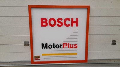 Lot 18 - BOSCH MOTOR PLUS SINGLE SIDED SIGN 30" X 30"