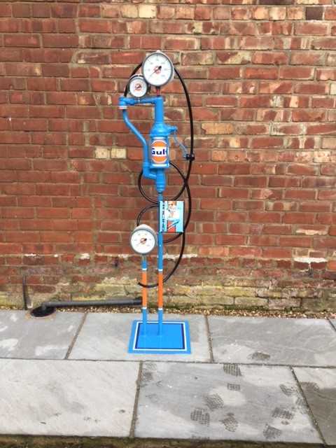Lot 131 - RENOVATED GULF OIL PUMP
