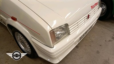 Lot 28 - 1989 ROVER METRO MG TURBO