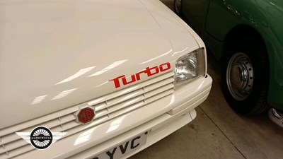 Lot 28 - 1989 ROVER METRO MG TURBO