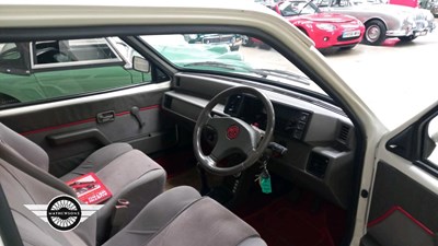 Lot 28 - 1989 ROVER METRO MG TURBO
