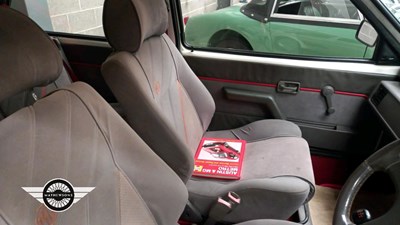 Lot 28 - 1989 ROVER METRO MG TURBO