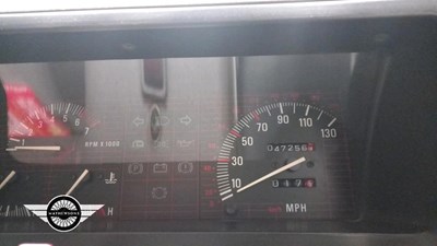 Lot 28 - 1989 ROVER METRO MG TURBO