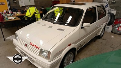 Lot 28 - 1989 ROVER METRO MG TURBO