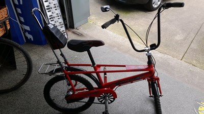 Lot 65 - MK3 RALEIGH CHOPPER , THE HOT ONE ( RED )  UCL90701209