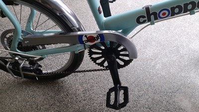 Lot 94 - MK3/4 RALEIGH CHOPPER RAF LOGOS, LIGHT BLUE SATIN , 5 SPEED  UCL1537628
