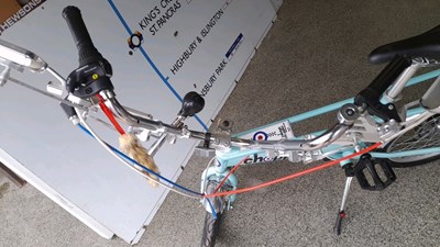 Lot 94 - MK3/4 RALEIGH CHOPPER RAF LOGOS, LIGHT BLUE SATIN , 5 SPEED  UCL1537628